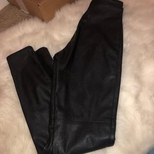 Black Leather Pants